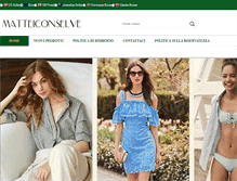 Tablet Screenshot of matteiconselve.it